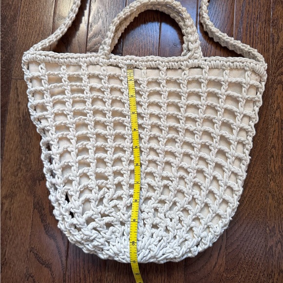 Madewell • Woen Once • Womens Crocheted Shoulder Bag Antique Cream - Picture 10 of 10